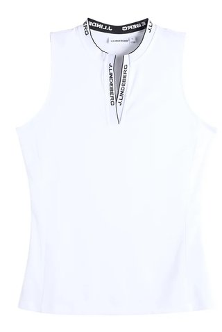 J.Lindeberg Leya Sleeveless dámske polo, biele